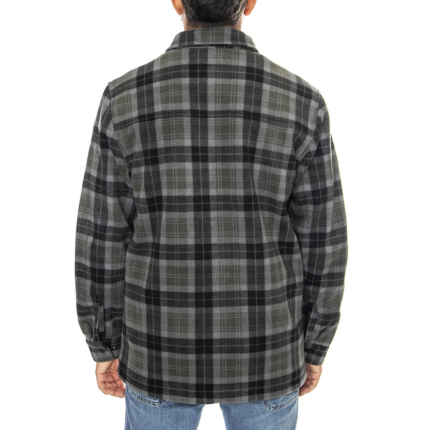 Checked Polar Fleece Jacket Forest Night - Giacca Uomo Multicolore PFD0243-407  PENFIELD 