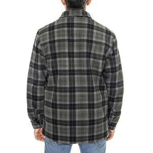 Checked Polar Fleece Jacket Forest Night - Giacca Uomo Multicolore PFD0243-407  PENFIELD 