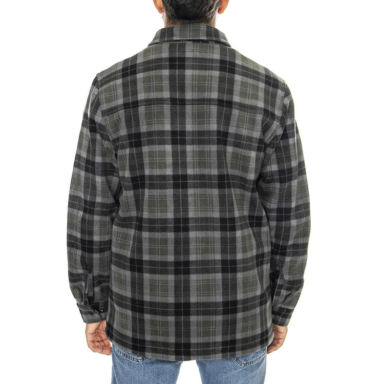 Checked Polar Fleece Jacket Forest Night - Giacca Uomo Multicolore PFD0243-407  PENFIELD 