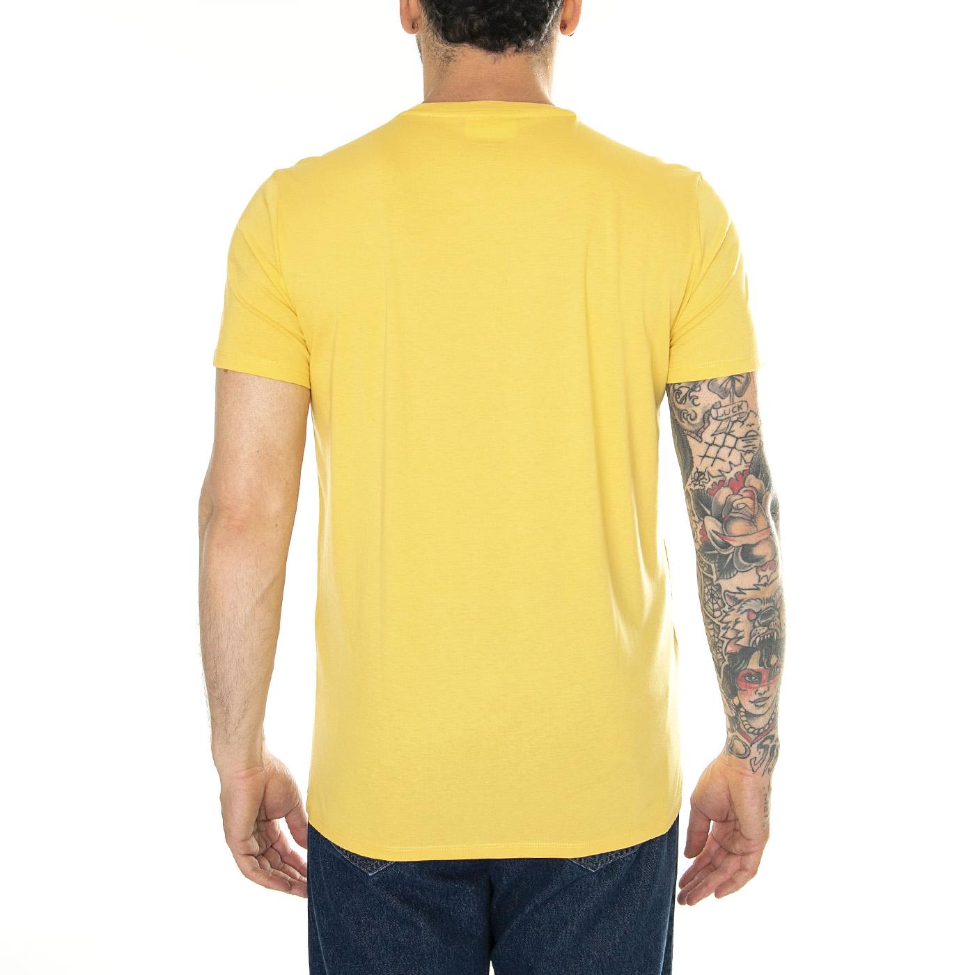 T-Shirt IY1 Yellow - Maglietta Girocollo Uomo Gialla TH6709-IY1  LACOSTE 