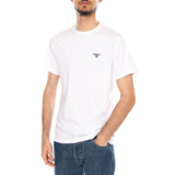 ESSENTIAL SPORTS TEE - Camiseta Cuello Redondo Hombre Blanca Hombre BARBOUR