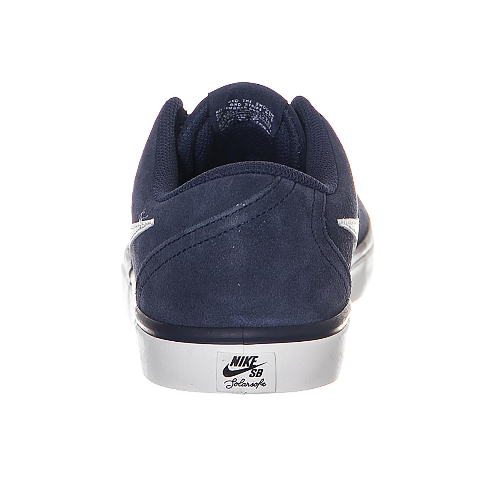 SB Check Solarsoft Midnight Navy / White 843895-400  NIKE 