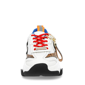 Possession Blk / Wht Leopard - Scarpe Stringate Profilo Basso Donna Nere / Bianche / Leopard SMPPOSSESSION-BLKLEO  STEVE MADDEN 