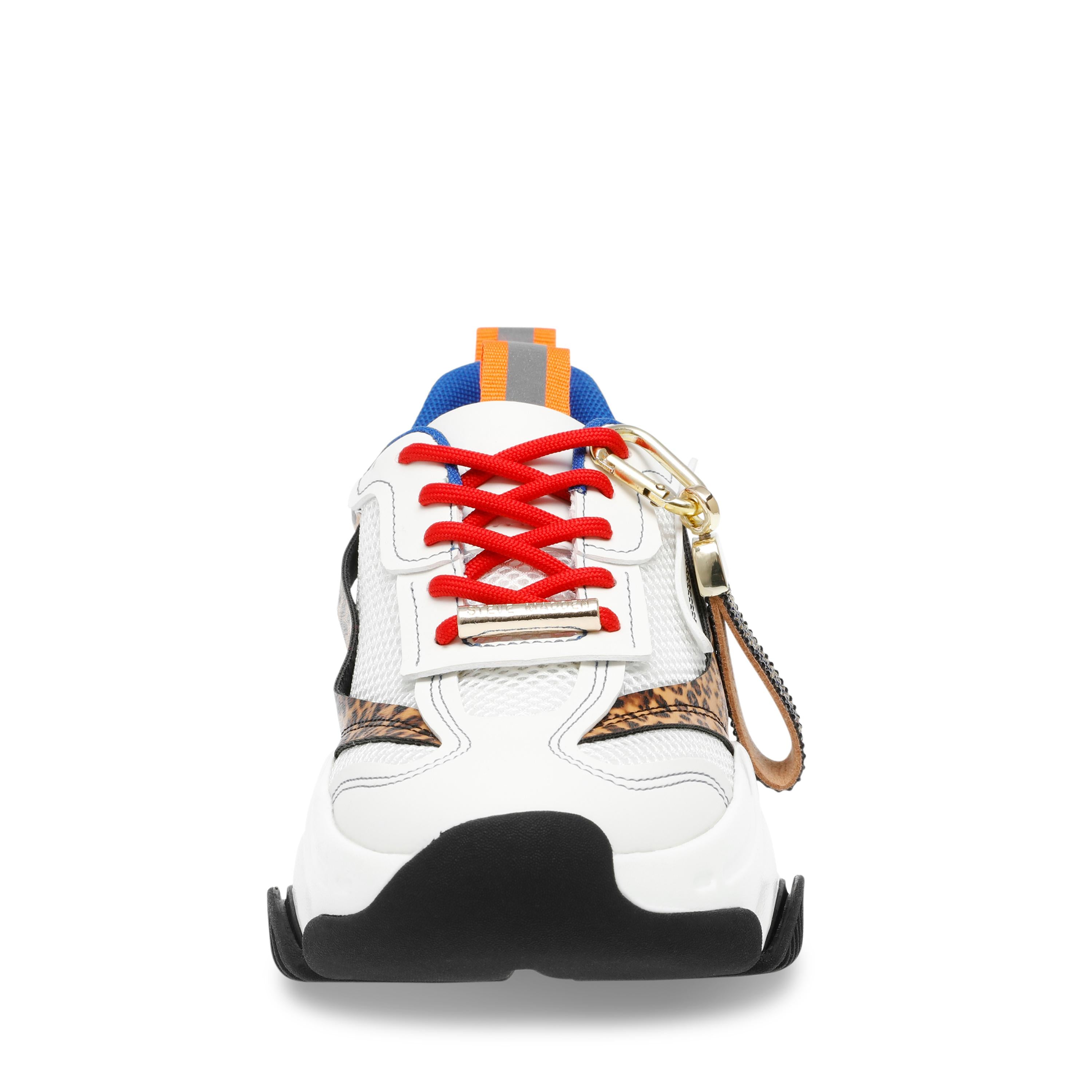 Possession Blk / Wht Leopard - Scarpe Stringate Profilo Basso Donna Nere / Bianche / Leopard SMPPOSSESSION-BLKLEO  STEVE MADDEN 