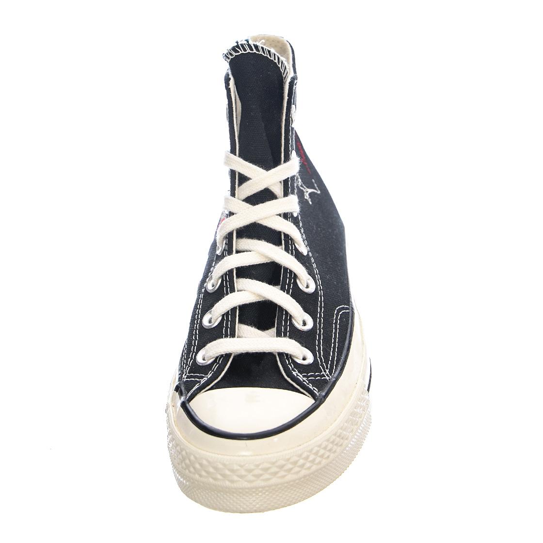 Chuck 70 - Scarpe Stringate Profilo Alto Uomo Nere / Black / Egret / Black US 6 171118C-374  CONVERSE 