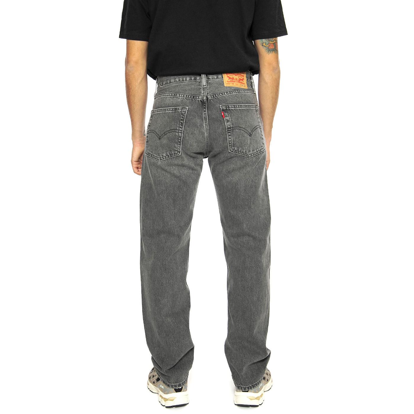 555 Relaxed Straight Cheers To That - Pantaloni Denim Jeans Uomo Grigi A7223-0000  LEVIS 