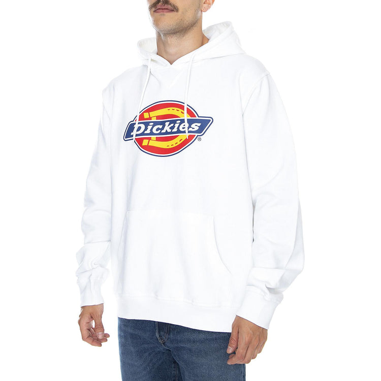Nevada Hoodie - White - Felpa con Cappuccio Uomo Bianca 03 200062-WH . DICKIES 