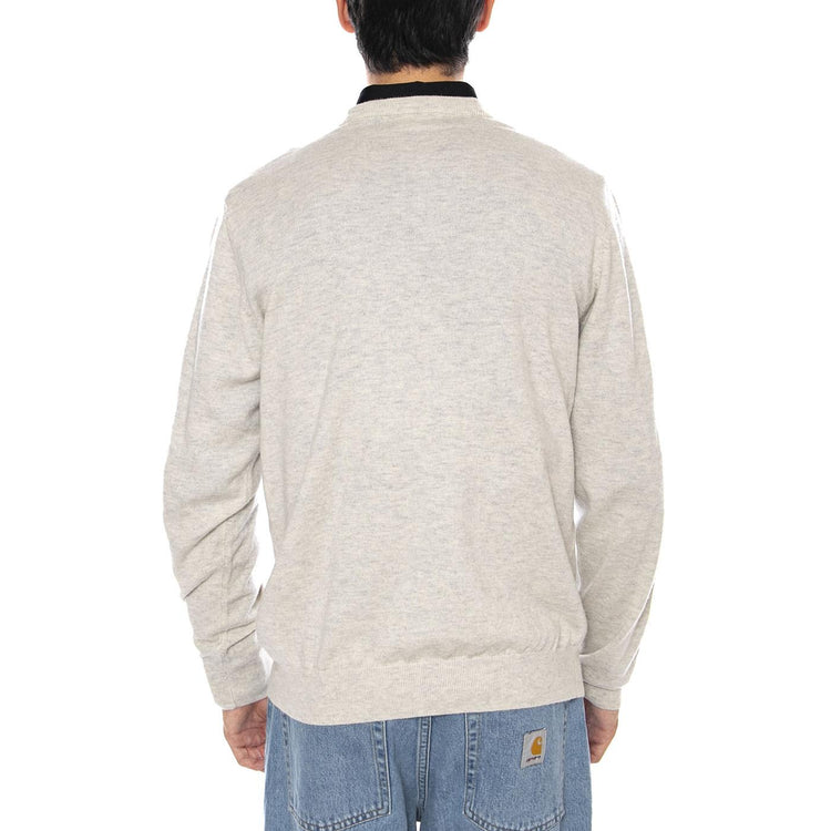 Madison Sweater Fleur De Sel / Black - Maglione Girocollo Uomo Crema I030841.2NQXX . CARHARTT WIP 