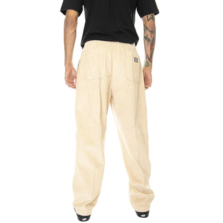 Easy Cord Pant Irish Cream - Pantaloni Uomo Beige 142020195-CRM  OBEY 