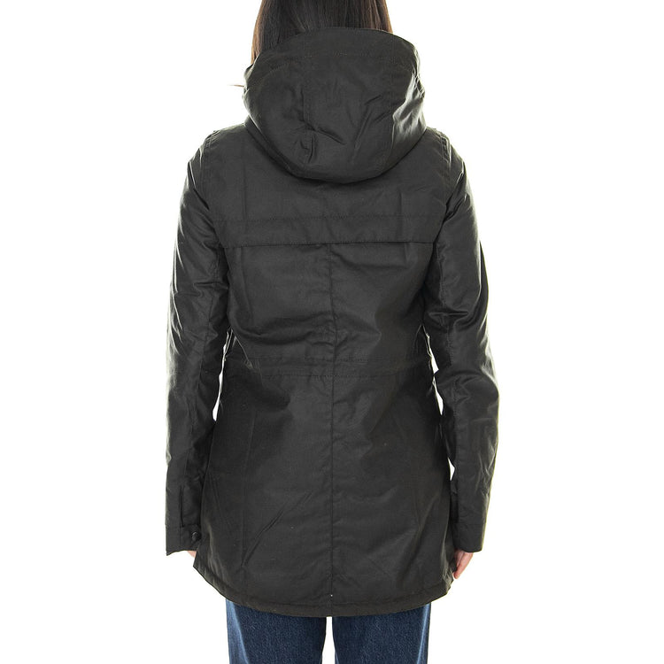 Cassley - Giacca Invernale con Cappuccio Donna Verde LWX1080-OL71-FW21  BARBOUR 