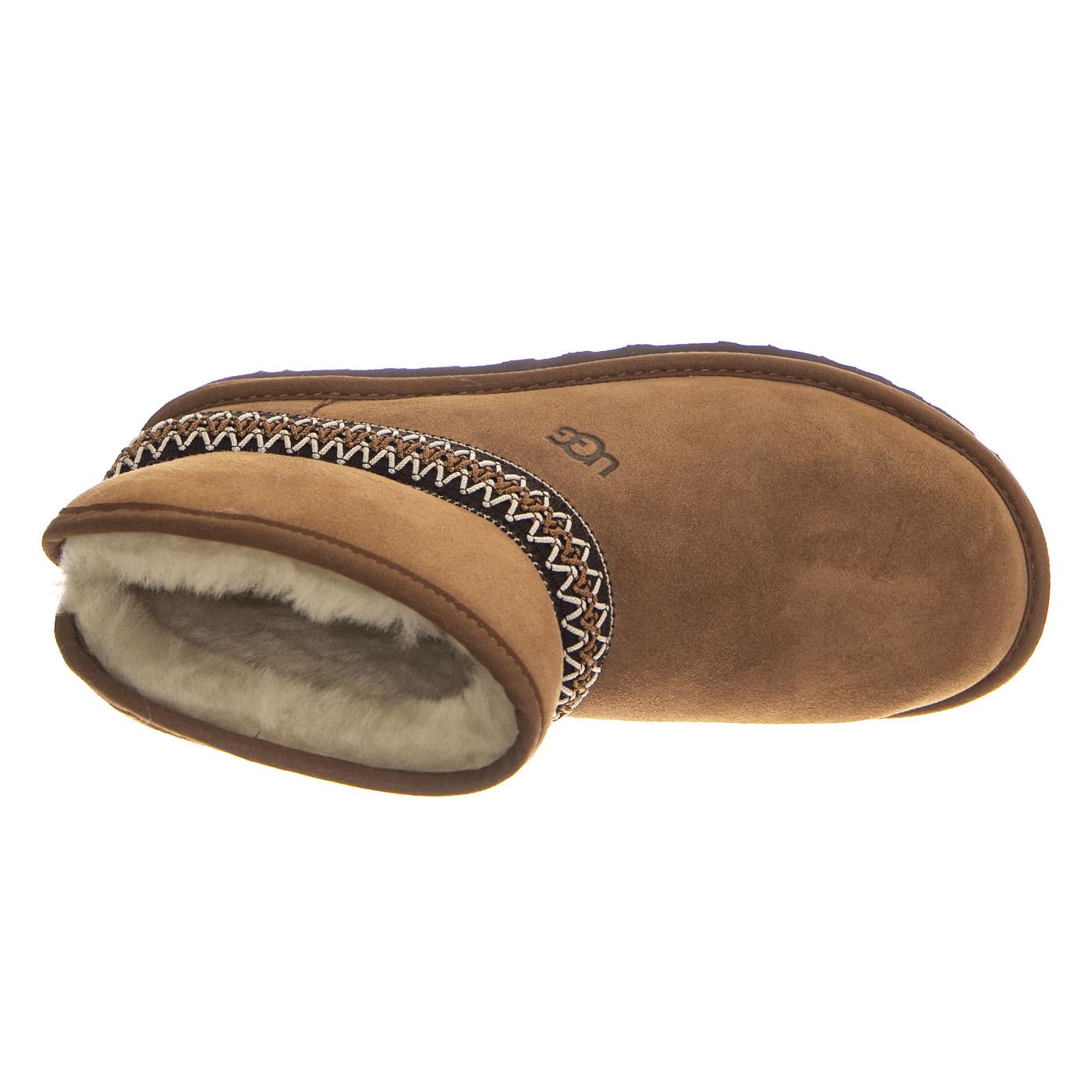 W Classic Mini Crescent Chestnut - Stivali Donna Marroni UGSCLMCRCHE1158262W  UGG 