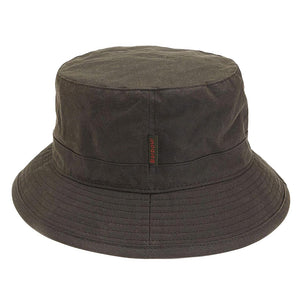 Wax Sports Hat Olive - Cappellino da Pescatore Marrone 222MMHA0001-OL71  BARBOUR 