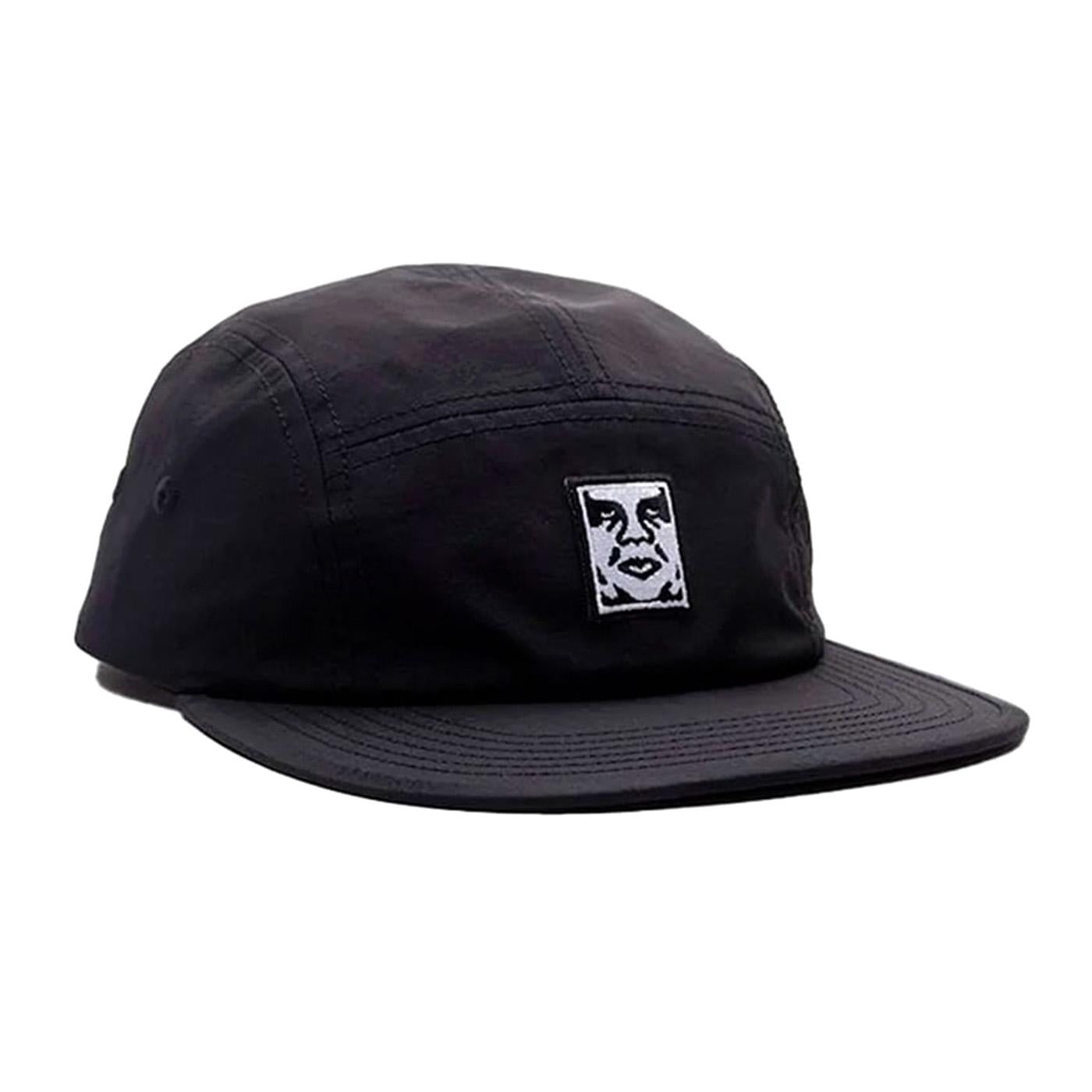 Icon Patch Camp Cap - Cappellino con Visiera Nero 100149101 BLK OBEY 