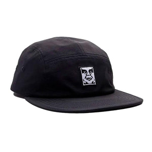 Icon Patch Camp Cap - Cappellino con Visiera Nero 100149101 BLK OBEY 