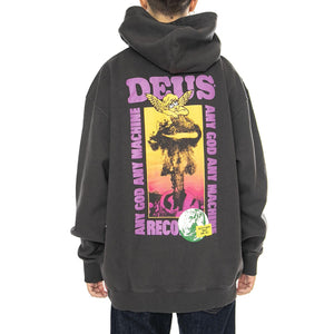 Angel Energy Hoodie Anthracite - Felpa Uomo Grigia DMF248534  DEUS EX MACHINA 