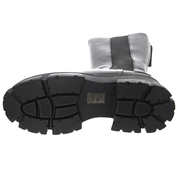 TRANSCEND BLACK LEATHER - Stivale Donna Nero SMSTRANSCEND-BLK . STEVE MADDEN 