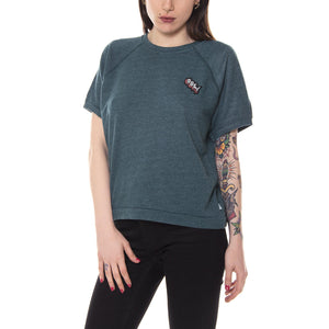 STARLIGHT CREW SPECIALTY FLEECE HEATHER TEAL 211620035-TEA  OBEY 