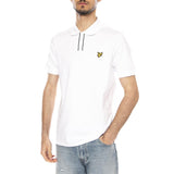 PLACKET TIPPED POLO SHIRT - Polo Homme Blanc Homme LYLE & SCOTT