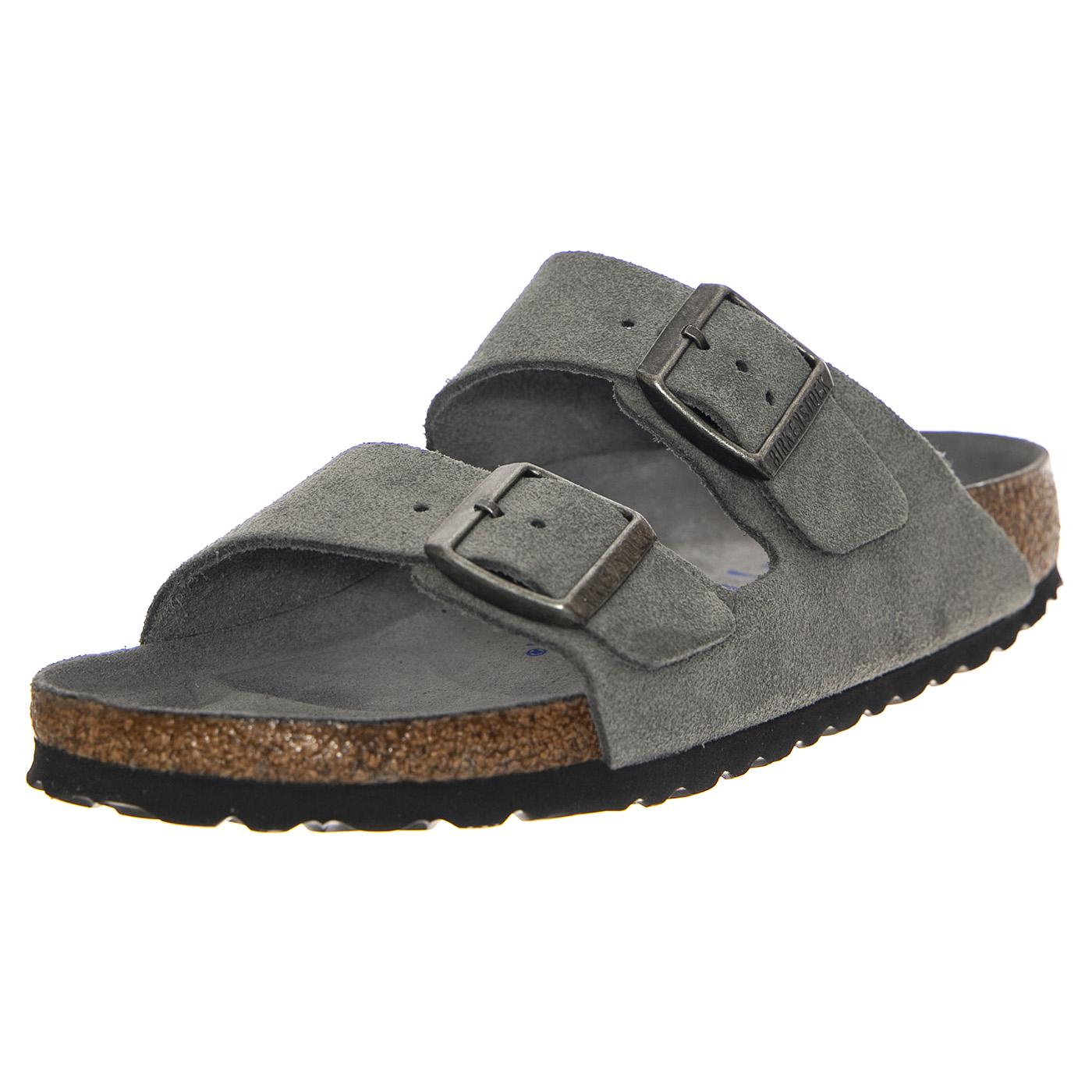 Arizona BS Basalt Gray Tonal FB Narrow Fit - Sandali Uomo Grigi - Calzata Stretta 1030912  BIRKENSTOCK 