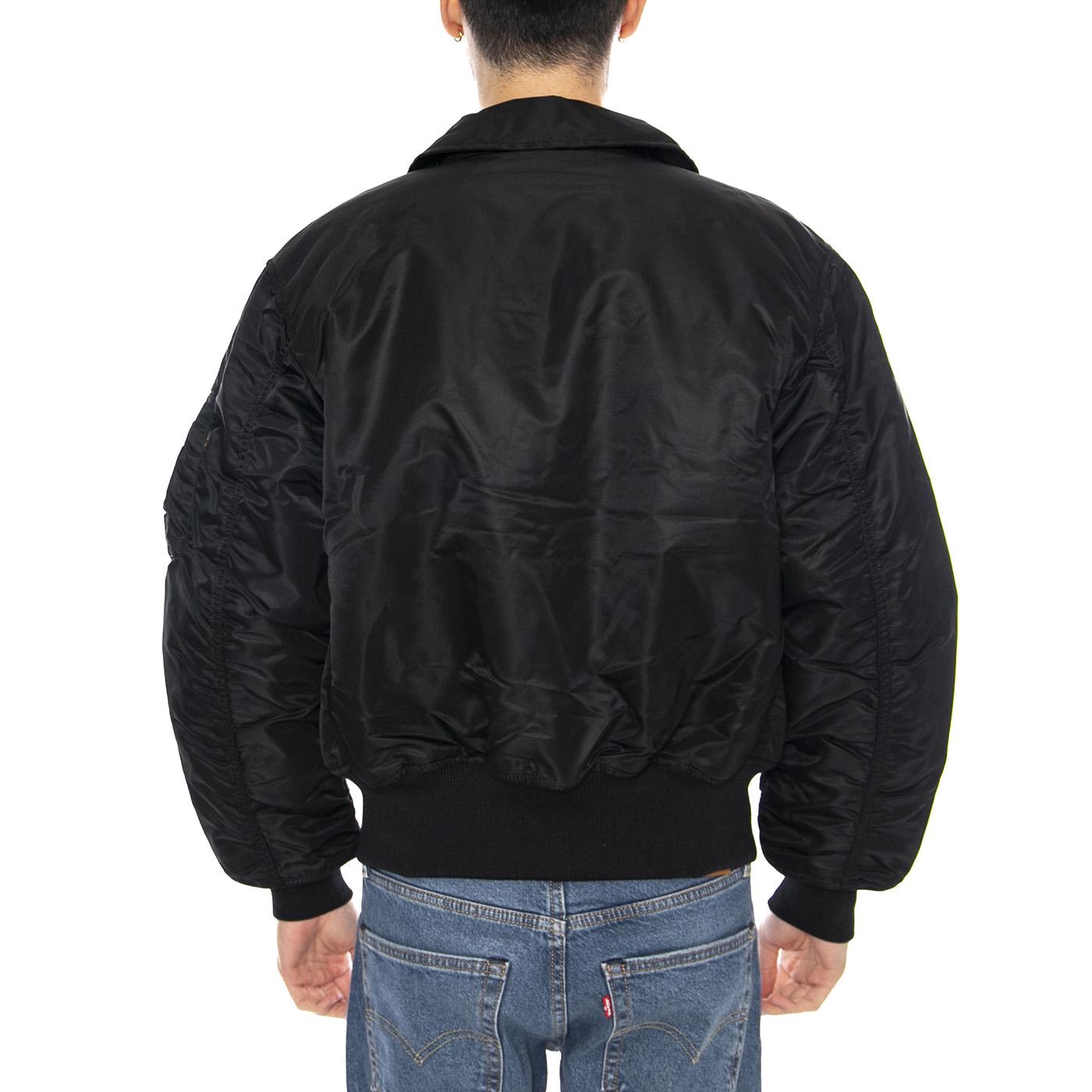 CWU 45 Black Jacket -- Giacca Uomo Nera F100102 3 ALPHA INDUSTRIES 