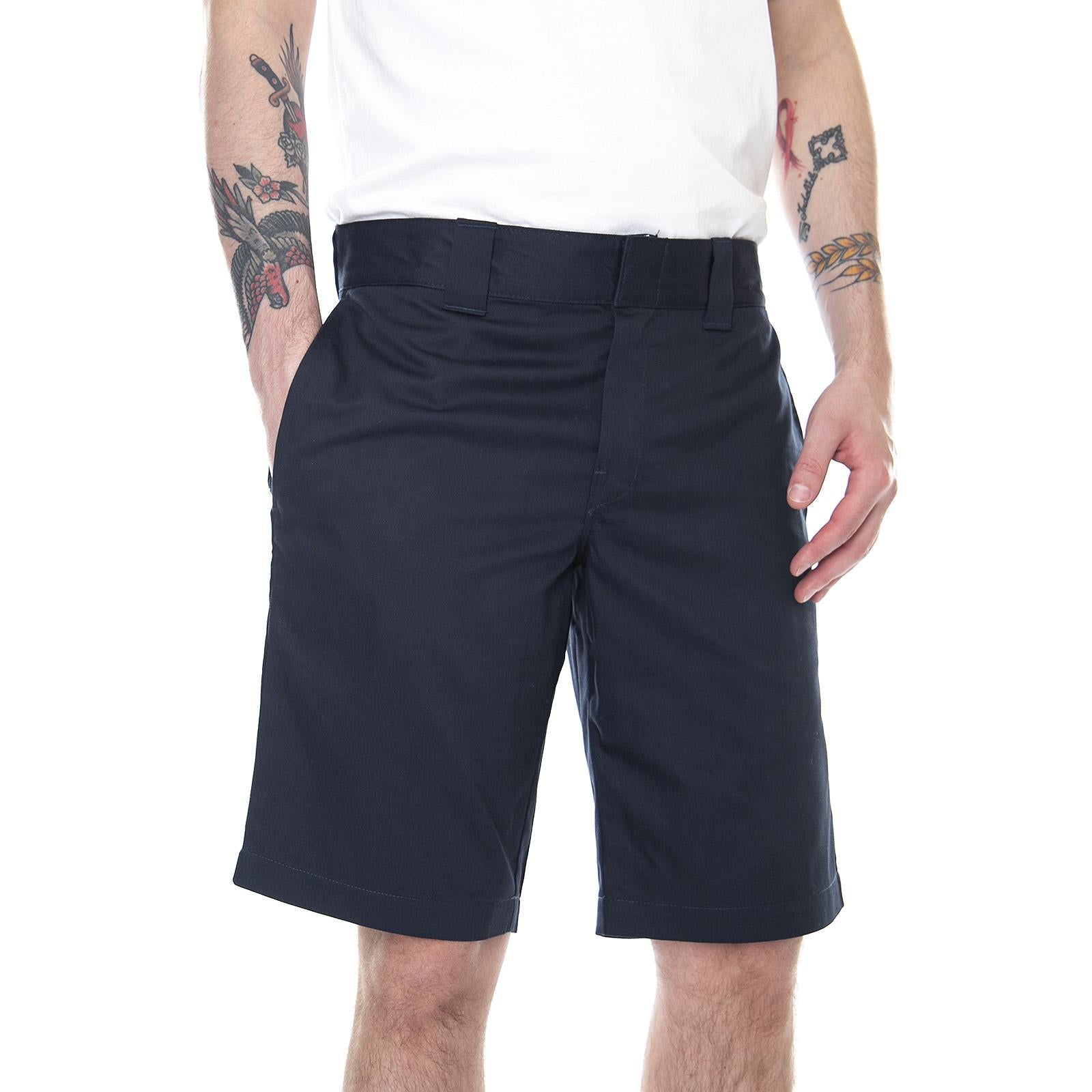 Tynan Chino Shorts - Dark Navy - Bermuda Chino Uomo Blu W 01 220131-DN . DICKIES 