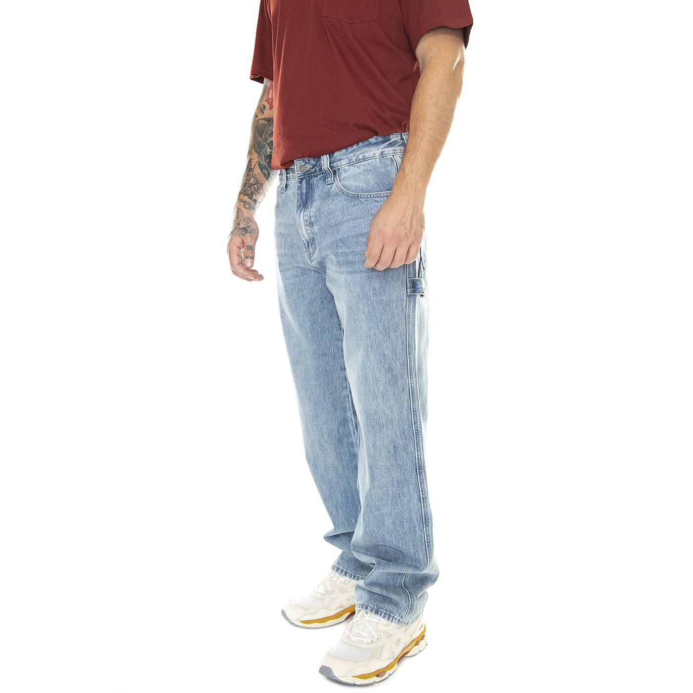 Carpenter Pant Blue - Pantaloni Uomo Blu M3BG43D4XY5  GUESS ORIGINALS 