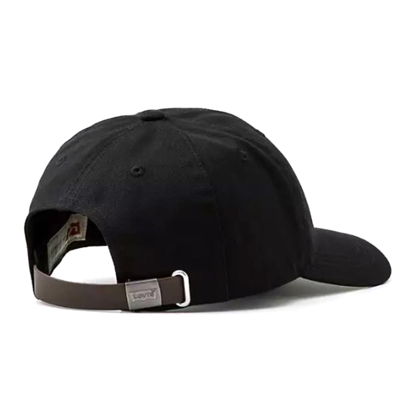 Red Tab Side Logo Baseball Hat - Black - Cappellino con Visiera Nero 219411-059 . LEVIS 