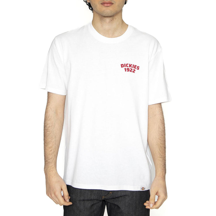 Mechanic SS Tee White - Maglietta Girocollo Uomo Bianca DK0A4Z960WH1  DICKIES 