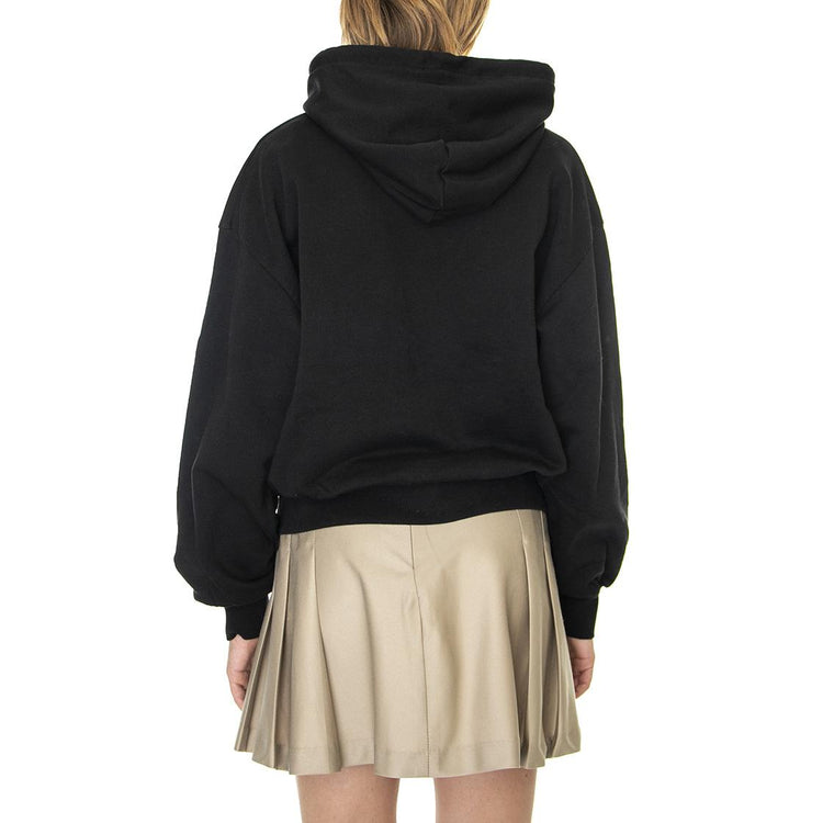 W' Hooded Casey Sweatshirt Black - Felpa con Cappuccio Donna Nera I030630-03  CARHARTT WIP 