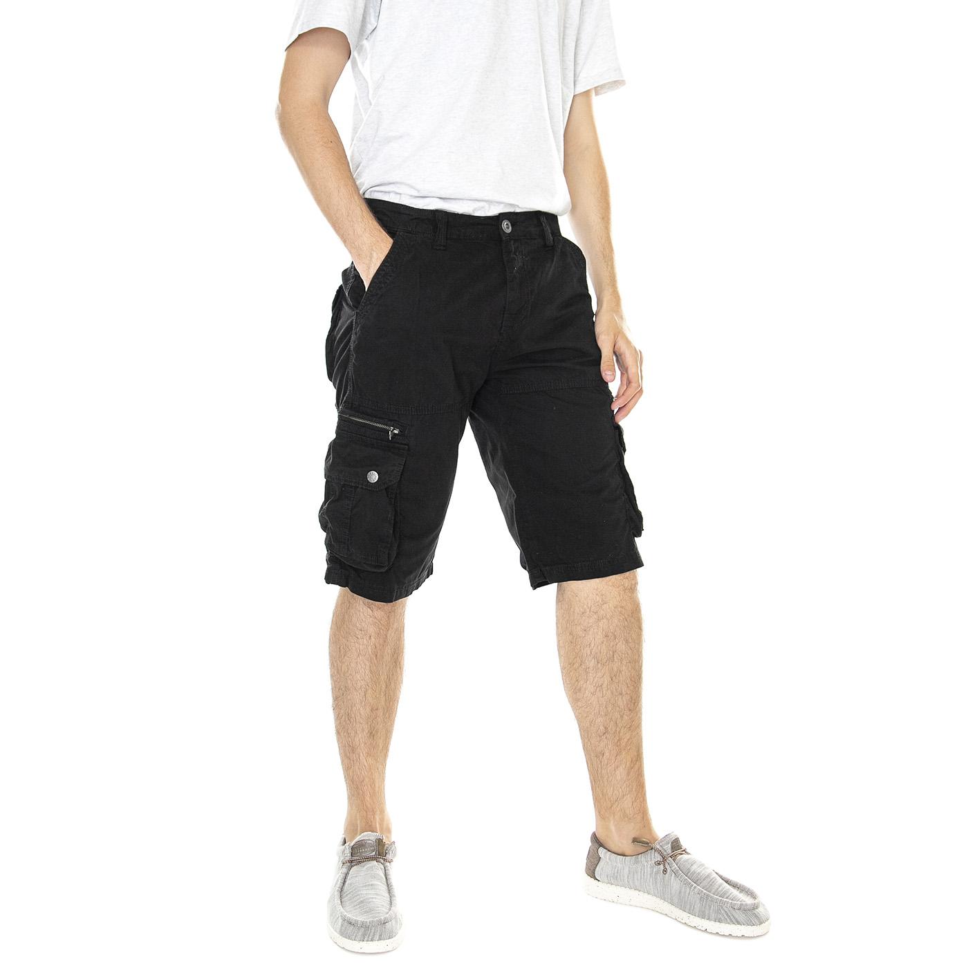 M' Alpha Short Black - Bermuda Uomo Neri 136250-03  ALPHA INDUSTRIES 