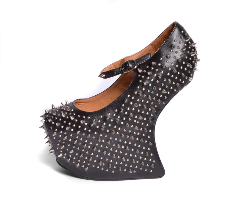 PRICKLY LEATHER BLACK 21469_1 . JEFFREY CAMPBELL 