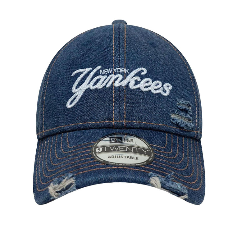 Denim Distress 9TWENTY® New York Yankees - Cappellino Blu Navy 60771839 NVY NEW ERA 