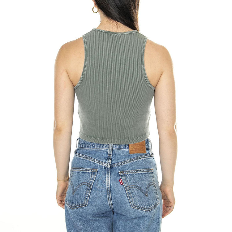 Newington Vest W Double Dye / Acid Fr - Canottiera Donna Verde DK0A4YY7H661  DICKIES 