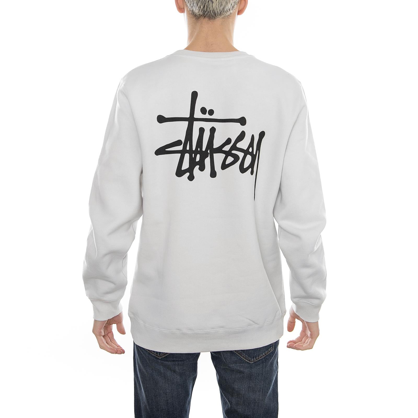 BASIC STUSSY CREW STONE 1914181-STONE  STUSSY 