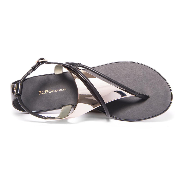 Chatham Sandals - Black / Rose Gold - Sandali Donna Neri BCSCHATHAMBLACK-ROSE  BCBG 