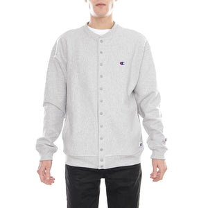 CARDIGAN SWEATSHIRT GREY 211619-S18  CHAMPION 
