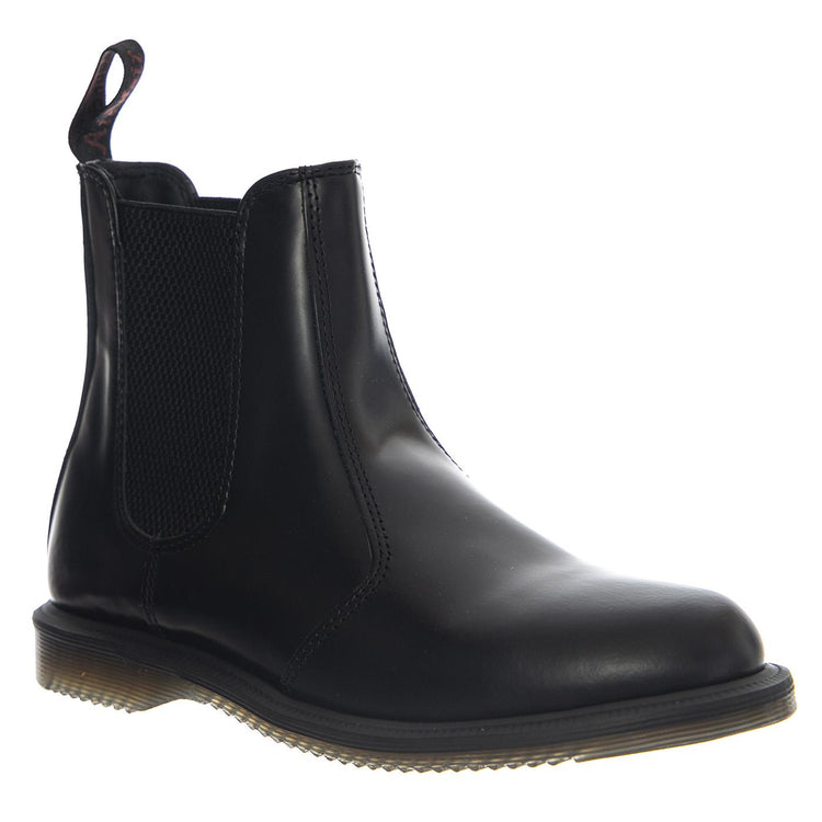 Dr. Martens Flora Black Polished Smooth - Stivali Unisex Neri 32217001 BLK DR.MARTENS 