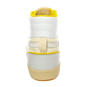 UA Lowland Hi CC JMP Serio Collection Yellow / White - Scarpe Stringate Profilo Alto Uomo Bianche / Multicolore VN0A7Q4QYL31  VANS 