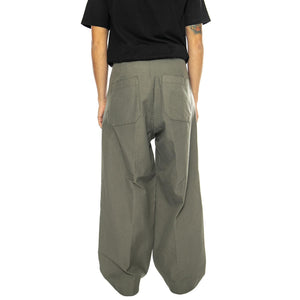 Oliver Pleated Pant Tea Leaf - Pantaloni Uomo Verdi 142020243-TEA LEAF  OBEY 