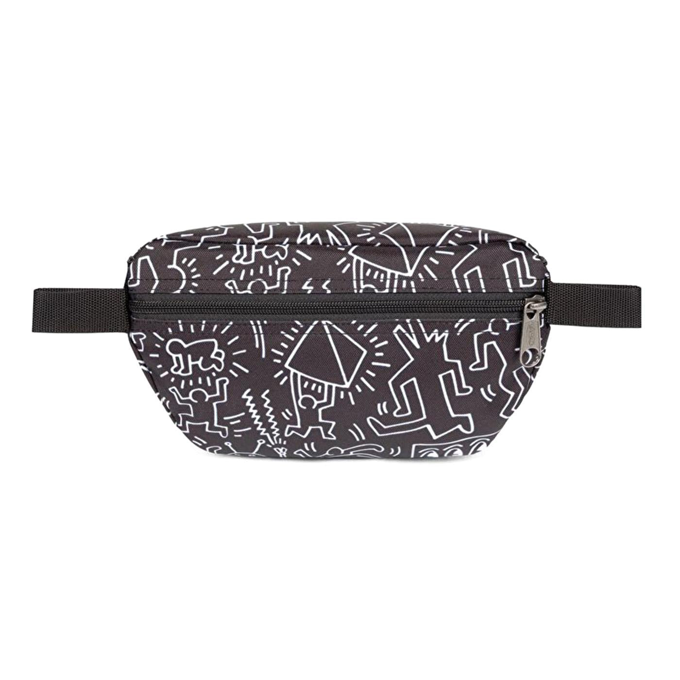 SPRINGER KEITHHARINGBLACK - Marsupio Nero Collaborazione con Keith Haring EK000074 6Z21 EASTPAK 