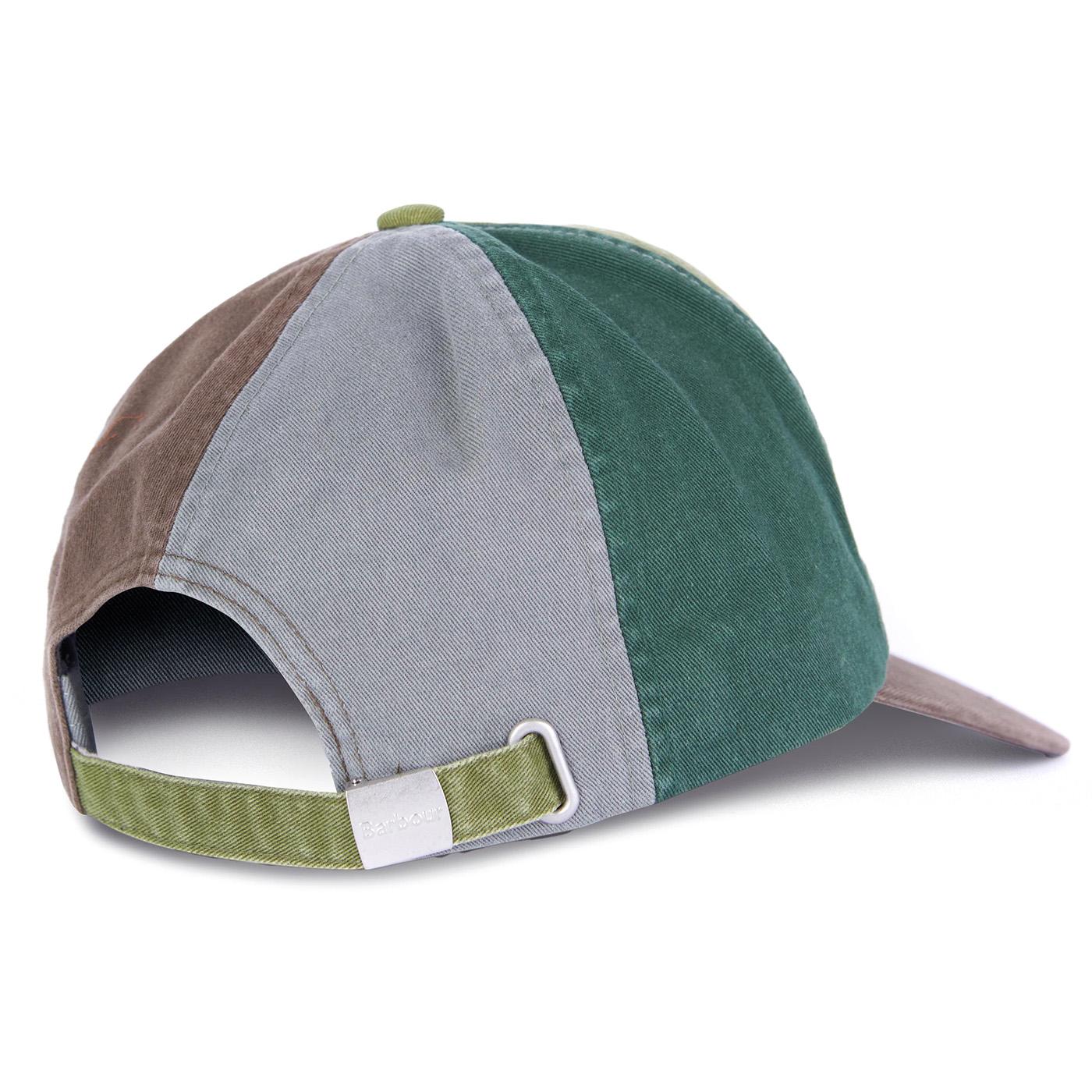 Laytham Sports Cap Olive Mix - Cappellino con Visiera Multicolore MHA0674-OL31-SS23  BARBOUR 