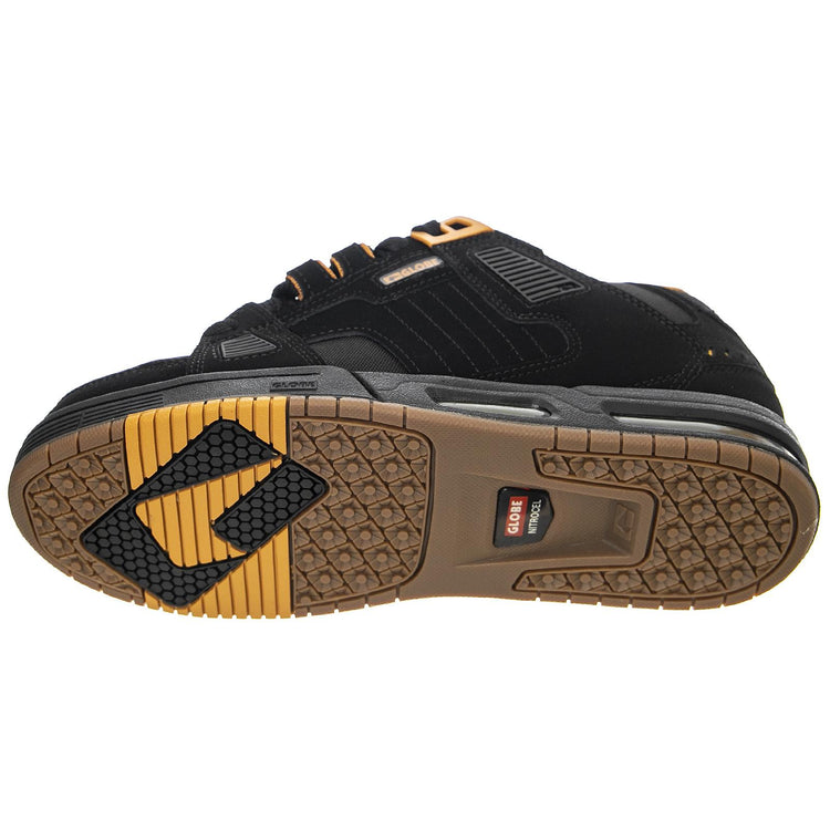 Sabre - Scarpe Stringate Profilo Basso Uomo Nere / Gialle US 11 GBSABR-10908  GLOBE 