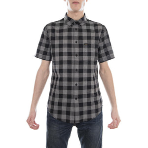 LEE BUTTON DOWN SS BLACK L886GB01  LEE 