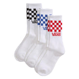 Classic Check Crew White - Set 3 Pares de Calcetines Blancos ACCESORIOS VANS
