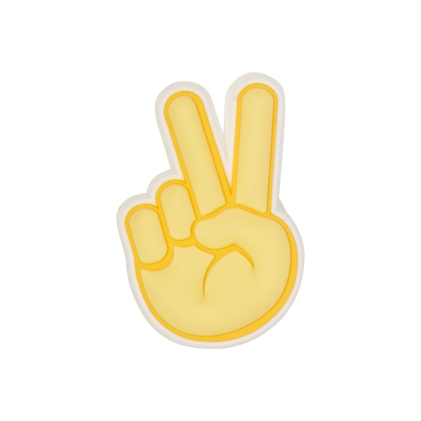 Peace Hand Sign - Charm per Calzature Crocs Giallo CR.1225-JIB  CROCS 
