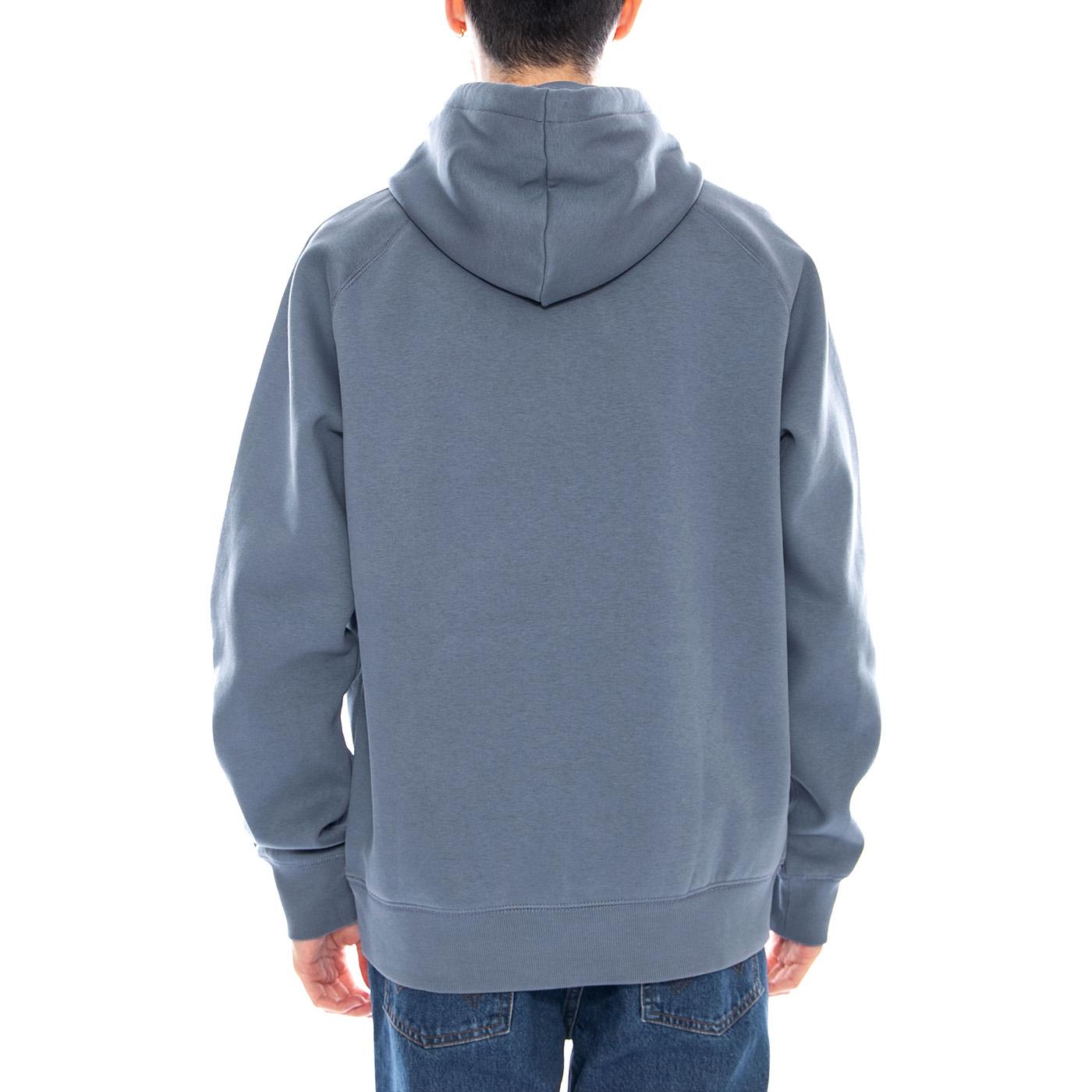 Hooded Chase Sweat Angelite / Gold - Felpa con Cappuccio Uomo Verde I033661.37ZXX . CARHARTT WIP 