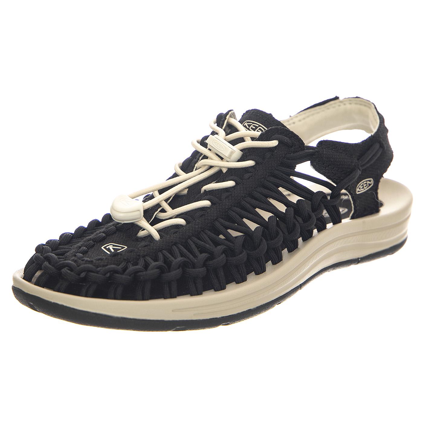 Uneek Canvas W-Black / Birch - Sandali Donna Neri 1028565  KEEN 