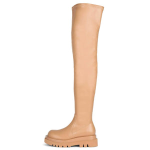 Tanked-Ok - Stivali Donna Beige / Natural JCSJCD0342009-NAT  JEFFREY CAMPBELL 