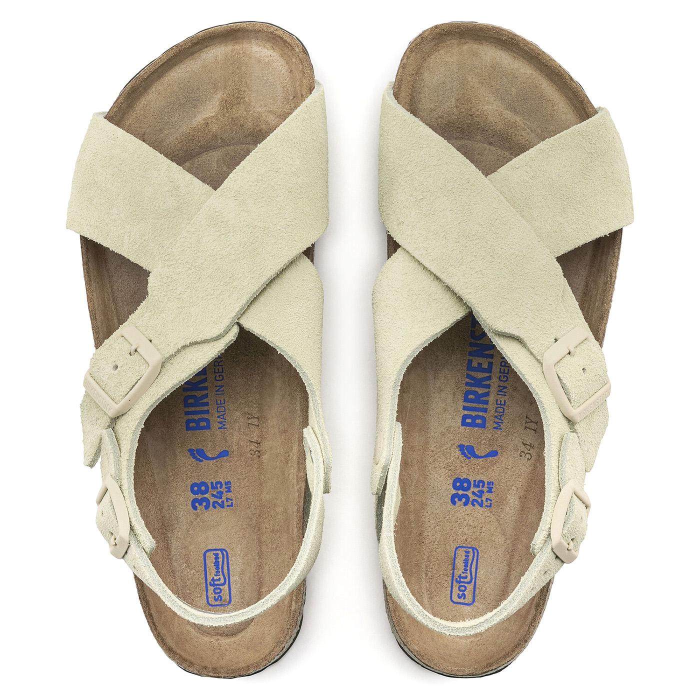 W' Tulum SFB Almond, Suede Leather - Sandali Donna Beige 1021535  BIRKENSTOCK 