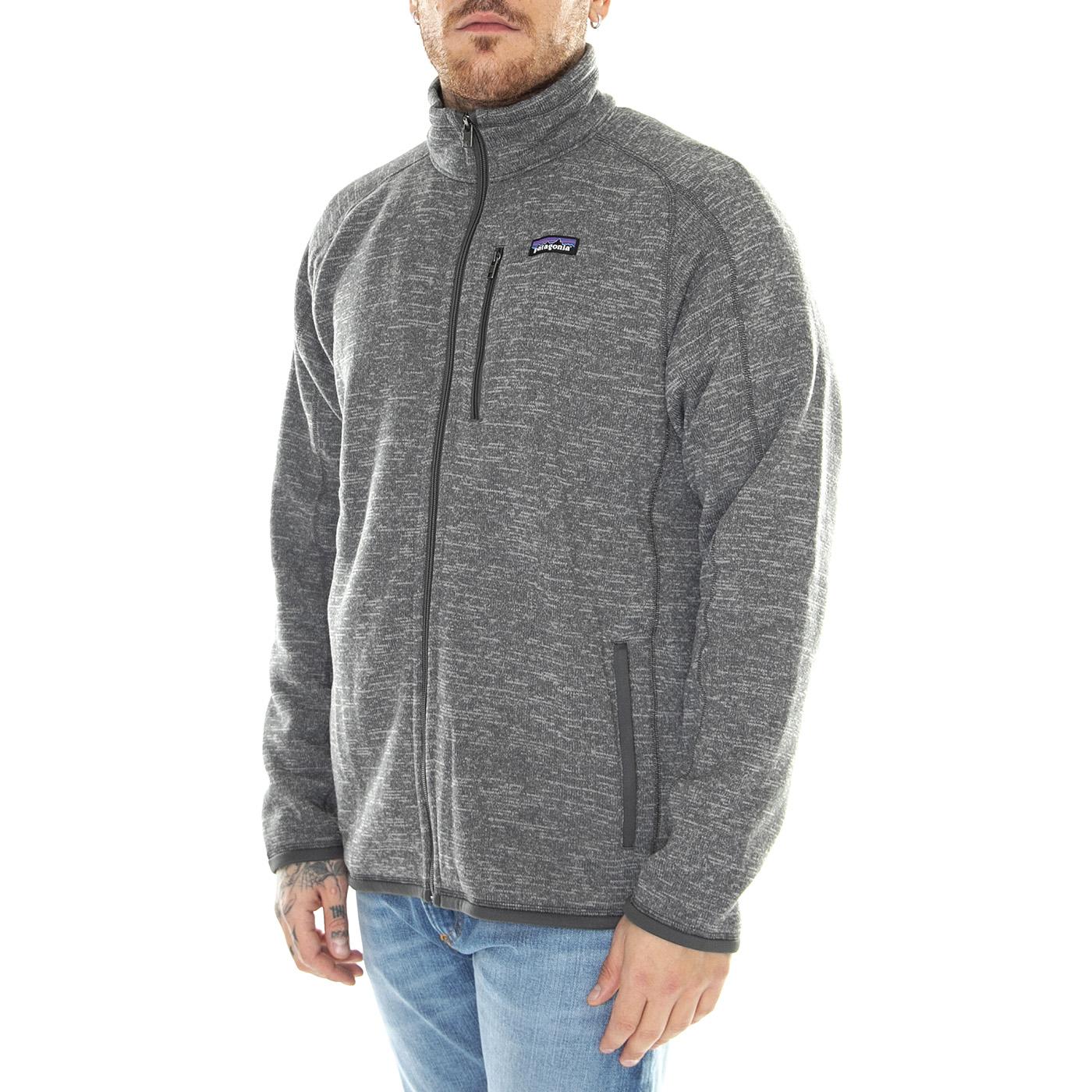 M's Better Sweater Jkt Black - Giacca Invernale Uomo Grigia 25528-NKL  PATAGONIA 